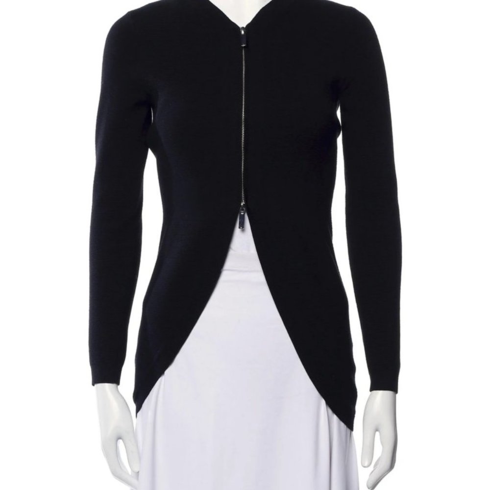 Karen Millen Black Zippe sweater